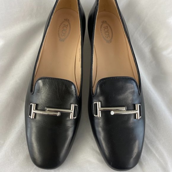 Tod's Double T black women's loafers - Picture 4 of 11
